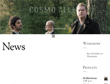 Tablet Screenshot of cosmoalley.com